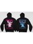Stitch Sevgili Kombini Çift Sweatshirt Baskılı 2 Adet Oversize Hoodie 2