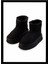 Siyah Süet Kadın Bot & Bootie K02665703502 1