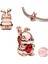 Rose Gümüş Kırmızı Kalp Taşlı Tavşan Charm 2