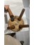 Traktör Figürlü Ahşap Çocuk Taburesi / Ahşap Boyalı ve Oymalı Çocuk Tabure (Portatif Ayaklı )Yükseklik: 24 Cm, Çap: 26 cm 2