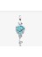 Mavi Murano Cam Balon Sallantılı Charm 2