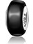 Siyah Murano Cam Charm 925 Ayar 3
