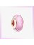 925 Ayar Yönlü Pembe Murano Cam Charm 2