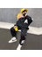 Özel Tasarım Bisiklet Yaka Tribal R Baskılı Şardonlu Kışlık Hip Hop Erkek Çocuk Eşofman Takımı 1