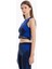 Bisiklet Yaka Desenli Midi Top Crop 4