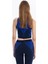 Bisiklet Yaka Desenli Midi Top Crop 5