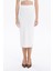 Slim Fit Basic Midi Boy Kadın Triko Etek 1