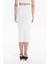 Slim Fit Basic Midi Boy Kadın Triko Etek 5
