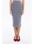 Slim Fit Basic Midi Boy Kadın Triko Etek 1