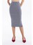 Slim Fit Basic Midi Boy Kadın Triko Etek 3