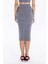 Slim Fit Basic Midi Boy Kadın Triko Etek 5