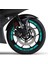 Turkuaz Yamaha Yzf R25 Geniş Jant Sticker Etiket Modeli 2