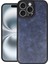 Apple iPhone 16 Pro Kılıf Çizik ve Darbelere Tam Koruma Lens ve Kamera Korumalı Deri Aras Kapak 1