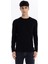 Bisiklet Yaka Slim Fit Basic Erkek Triko Kazak 1