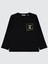 Erkek Çocuk Sweatshirt 6-9 Yaş Siyah 1