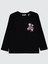 Kız Çocuk Sweatshirt 6-9 Yaş Siyah 2