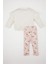 Kız Bebek 2'li Takım Yılbaşı Temalı Uzun Kollu Üst Beli Lastikli Alt D6516A524WN 5