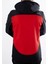 Erkek Siyah Kırmızı Softshell Outdoor Su İtici Rüzgar Geçirmez Mont 2
