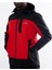 Erkek Siyah Kırmızı Softshell Outdoor Su İtici Rüzgar Geçirmez Mont 3