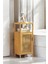 Bambu 1 Kapaklı 2 Raflı Çok Amaçlı Banyo Düzenleyici Organizer Dik Dolap DB-0043 4