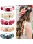 Pembe Tarzı Bohemia Headwear Plaj Çiçek Taçı Düğün Gelin Çiçek Taçı Başbandı (Yurt Dışından) 2