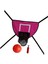 Trampolin Için Basketbol I Su Geçirmez Tabanlık Kırmızısı Bir Top ile (Yurt Dışından) 4