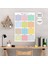 Amerikan Standardı 2025 Yıllık Planlayıcı Duvar Takvimi, Rengarenk (United States Calendar, Colourful Pastel) 3