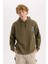 Boxy Fit Kapüşonlu Sırt Baskılı Sweatshirt D0849AX24AU 5