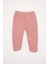 Kız Bebek 2'li Takım Pelüş Fermuarlı Dik Yaka Sweatshirt Beli Lastikli Alt D6706A524WN 2