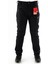 Erkek Siyah Softshell Su İtici Rüzgar Geçirmez Outdoor Kışlık Pantolon 5