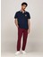 Regular Fit Bordo Erkek Eşofman Altı DM0DM19805VLP Reg Cres 1