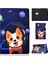 Lenovo Tab M10 Plus Desenli Deri Uzay Köpeği Tablet Kılıfı (Yurt Dışından) 1