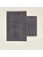 Petra 2'li Banyo Paspas Seti %100 Karde Pamuk Antrasit 60X90-40X60 1