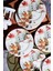 Yılbaşı Desen Özel Tasarım 6'lı Sled Gift Dijital Baskı Pasta Tabağı 20 cm 1