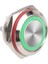 WD16C1-PIN-P1-E 16 mm Düz Yaylı Işıklı Metal Buton - Yeşil 1