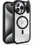 Apple iPhone 15 Pro Max Kılıf Kamera Lens Korumalı Kapaklı Wireless Şarj Özellikli Teleskop Kapak 2