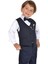 Yelekli Smokin Erkek Çocuk Takım MNK0273 4