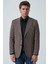 Agualva-Cacém C4012 Slim Fit 6 Drop Ceket Desenli 1