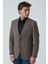 Agualva-Cacém C4012 Slim Fit 6 Drop Ceket Desenli 2