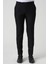 Abrantes P1021 Slim Fit Düz Kumaş Pantolon Siyah 1