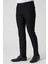 Abrantes P1021 Slim Fit Düz Kumaş Pantolon Siyah 2