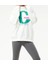 Kadın Sıfır Yaka Baskılı Oversize Sweatshirt 2