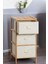 Bambu 3 Çekmeceli Dolap Organizer Çok Amaçlı Düzenleyici Şifonyer DB-0015 1
