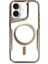 iPhone 16 Kılıf Magsafe Özellikli Face Powder Lazer Kapak 1