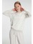 11241 Kadın Uzun Kollu Sweatshirt Pantolon Takım Pijama Takımı 3
