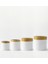Metal Saksı Beyaz Gold Bilezikli 4'lü Set 1