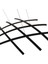 Yıldız Modern Avize LED 60W 90x60cm Alüminyum Profil Siyah Dorbien-EV-10379-3Y-BSY 3