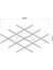 Yıldız Modern Avize LED 60W 90x60cm Alüminyum Profil Siyah Dorbien-EV-10379-3Y-BSY 5