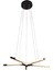 Yıldız Modern Avize LED 45W 60x60cm Alüminyum Profil Siyah Dorbien-EV-10382-5BSY 1