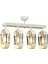 FZ-7380-4S-B Beyaz Boyalı Modern Avize 1